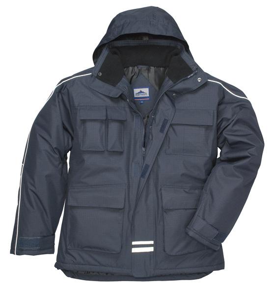 S563 - RS Mul<- Pocket Parka S434 - Iona Lite Bomber Jacket Mul<- layered chest pockets with mobile phone pockets. Front zip fastening with stud and Velcro fastened storm flap.