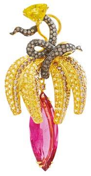 jewellery pieces in vivid hues and