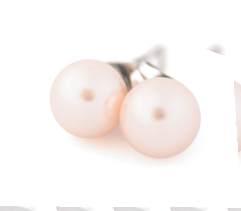peach pearl pendant  length
