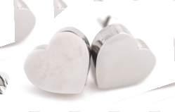 solid heart pendant and