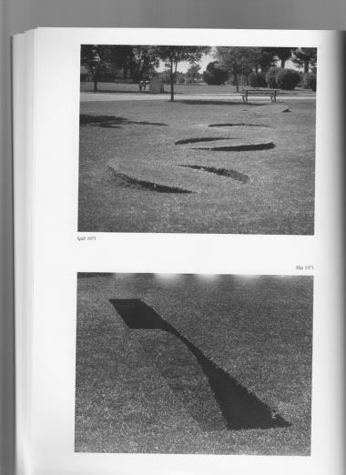 By the mid 1970s Ken was actively making sculpture in the form of land art at Mildura sculpturescape.