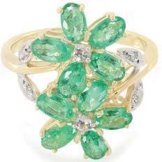 #153 #154 #155 #156 AAA Zambian emeralds & white sapphires