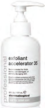 professional-use-only products professional exfoliation exfoliant accelerator 35 For prematurely-aging skin. This low ph (3.