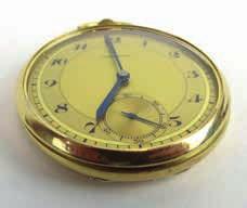 859 An early 20th century gold plated open face pocket watch by Elgin, the white enamel dial with black Arabic numerals and second hand section within an engine turned case, dial measures d. 4.