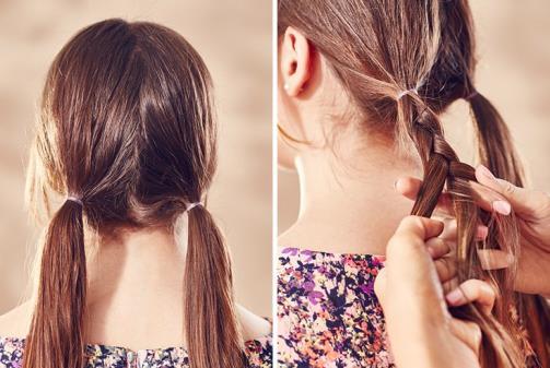 Use Spin Pins to secure braids.