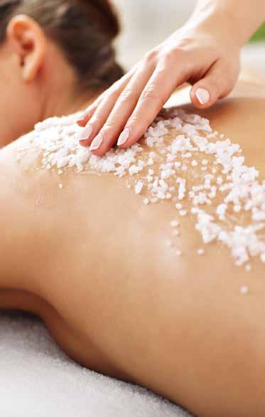 UBIKA Vichy Shower Body Exfoliations 60 mins - $130 A vitamin and mineral rich exfoliation will be selected and applied for a full body exfoliation experience, followed by the water treatment of the