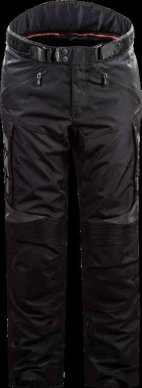 Outshell+Fixed Mesh Lining+ Removable Breathable Waterproof Membrane+Removable Winter Lining Cotton FIT / FEATURES Adjustments waistband Adjustable leg