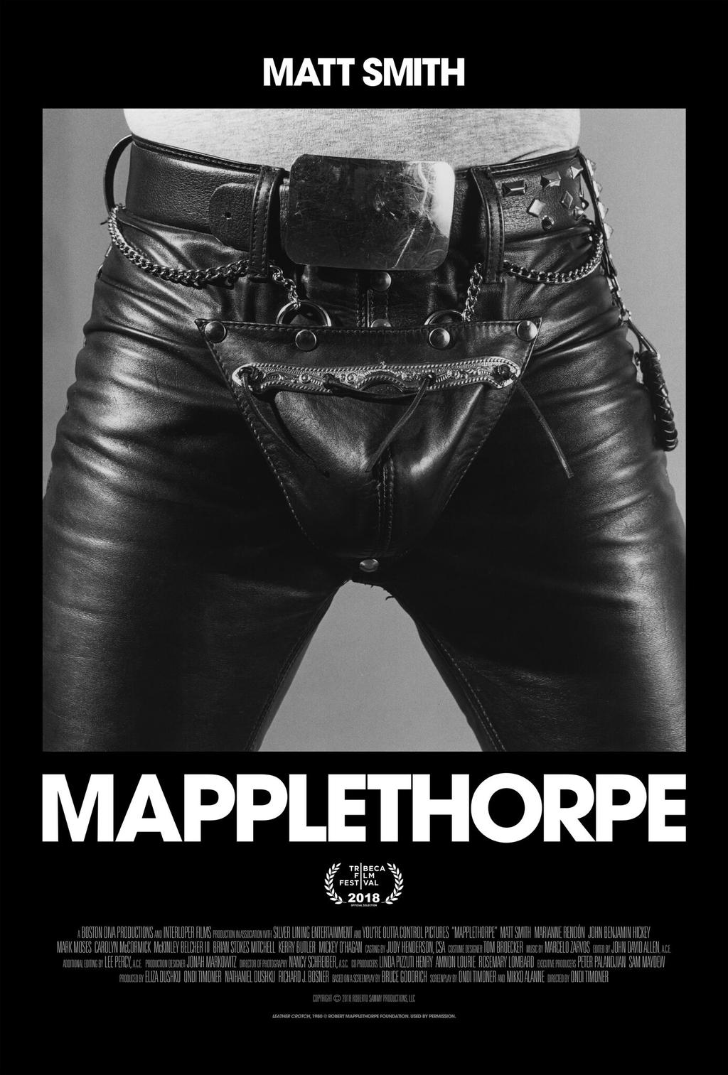 MAPPLETHORPE Directed by Ondi Timoner Starring Matt Smith, Marianne Rendón, John Benjamin Hickey, Brandon Sklenar, McKinley Belcher III, and Mark Moses Made possible with the support of The Robert