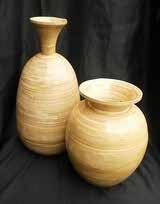 Bamboo Wood Vases Extremely beautiful, and