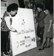 THROUGH ART WE CAN HAVE A BETTER UNDERSTANDING OF - Evangeline EJ Montgomery EACH OTHER Evangeline EJ Montgomery was born in New York in 1933 She has had a life-long career in art, arts advocacy and