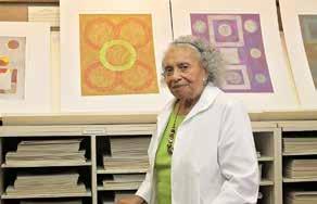 to study under well known artists to further her craft It was at this time that she began life-long friendships with a number of currently well known artists Her personal art collection, a large