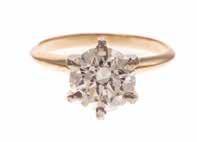 JEWELRY TUES, JANUARY 22 12:00 PM Session 100 Property of Various Owners JEWELRY COLLECTION A Ladies Diamond 202ct Solitaire Ring 14K yellow gold ring featuring round brilliant cut diamond weighing