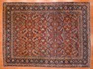 FINE RUGS 1424 1434 1444 Antique Keshan carpet, approx 88 x 1111 Persia, circa 1920 Est $1,400-1,600 1425 Antique