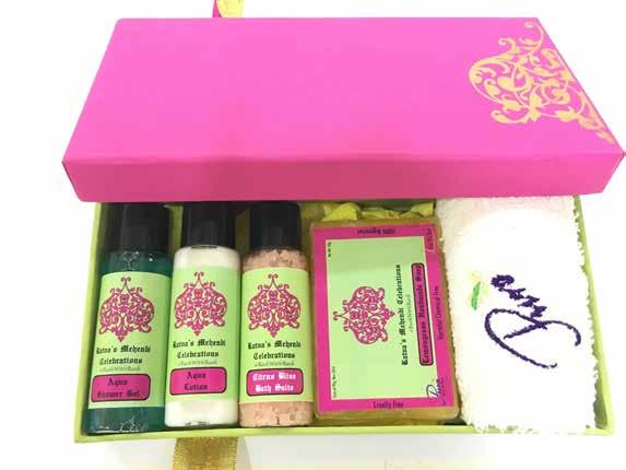 Customized Gifting Spoil your guests with our amazing spa hampers that make the perfect