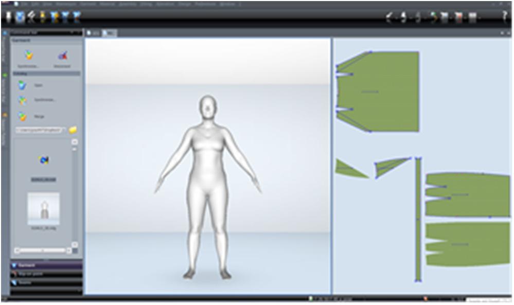 Figure 20: Avatars used in Lectra Modaris 3D Fit (left) and in MCAD & CFD simulation (middle and right) Conclusion The data