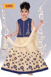 Party Blue Gold Lehengas for