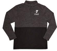 95 STAFF PERFORMANCE HOODED SWEATSHIRT 100% polyester, smooth outer finish, soft-brushed backing, front pouch pocket, self-fabric cuffs and hem, silk-screened on left chest, S-3X* Reg.