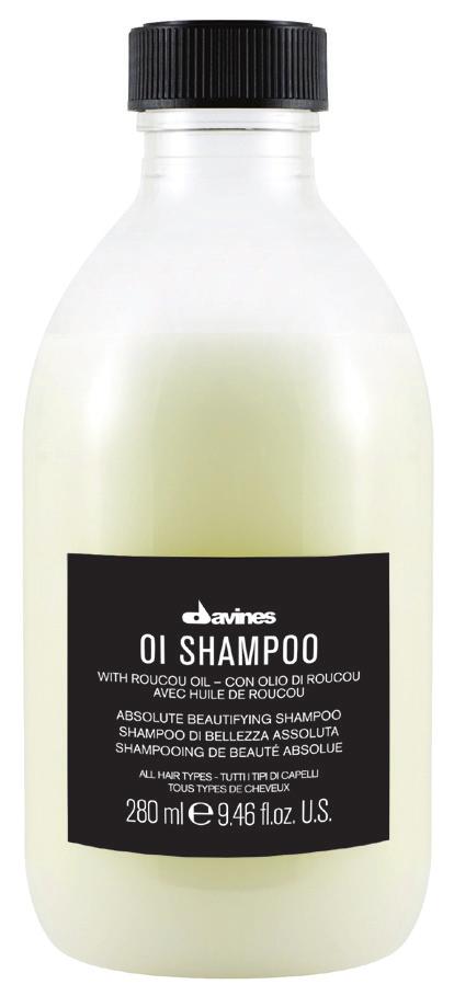 OI SHAMPOO Gentle shampoo designed to give amazing softness, shine and body to the hair: it is ideal as a treatment before OI ALL IN ONE MILK and OI OIL.