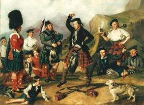 Plate 9. The Sword Dance by David Cunliffe c1853. The dancer wears the Band tartan. Courtesy of the Argyll and Sutherland Highlanders Museum Plate 10.