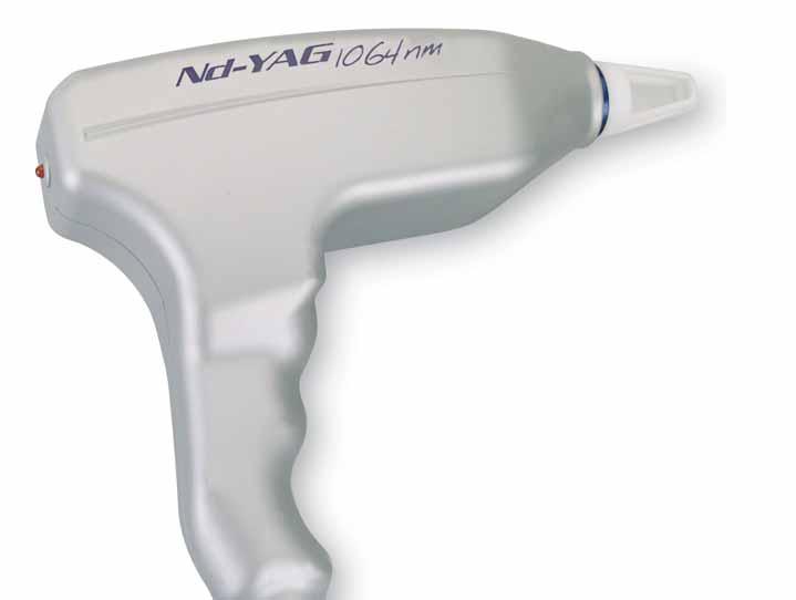 Three different spectra in the handpieces allow for increasing the versatility in epilation and
