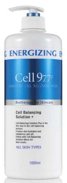 Professional Essential Basic Cell Balancing Solution(+) 1000ml (+) ion toner that enhances skin barrier and supplies enriched hydration by adjusting the ph balance Cell Balancing Solution(-) 1000ml