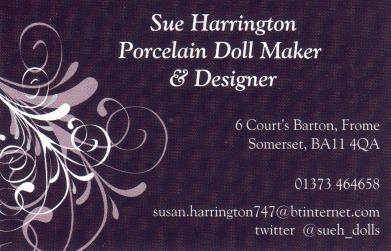 Sue Harrington Doll Maker and Designer Making real people for your dream creations Undressed Aorcelain Dolls 1/12 th Scale Clothing Kits These are: - Exclusive and original to us Researched, designed