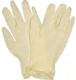 GLOVES DISPOSABLE LATEX GLOVE/34100 100 Pieces S M L COLOURS: White Non-sterile / Standard cuff / Examination glove / Ambidextrous / Wrist length DISPOSABLE HIGH RISK GLOVE/32123 S M L XL COLOURS: