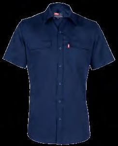 Polycotton Short Sleeve Shirt/24208 Navy Two