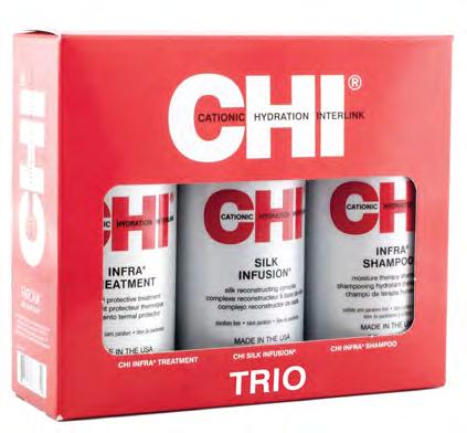 TRIO CHK7561 INCLUDED IN KIT: 1 - CHI Infra Treatment 12 oz 1 - CHI Silk