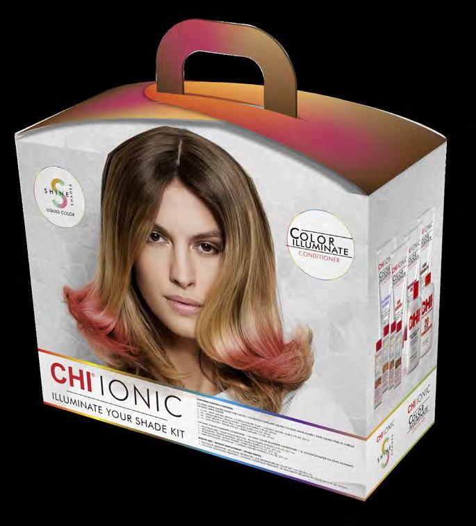 COLOR CHI IONIC ILLUMINATE YOUR SHADES KIT INCLUDED IN KIT: CHI IONIC SHINE SHADES 3-50-6N - light natural brown 3 fl. oz.