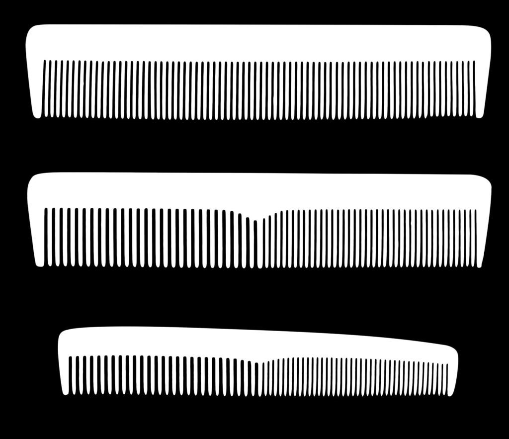 The CLASSIC DUAL COMB GFES1002 Professionally designed, The Classic Dual Comb is an all-purpose comb for styling and detangling.