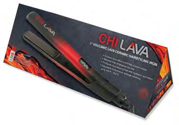CHI LAVA SERIES CHI LAVA DIGITAL TEMPERATURE DISPLAY ADJUSTABLE TEMPERATURE SETTINGS EXTENDED 4" VOLCANIC LAVA CERAMIC PLATES CHI LAVA 1" HAIRSTYLING IRON GF8262 Sourced from some of the most