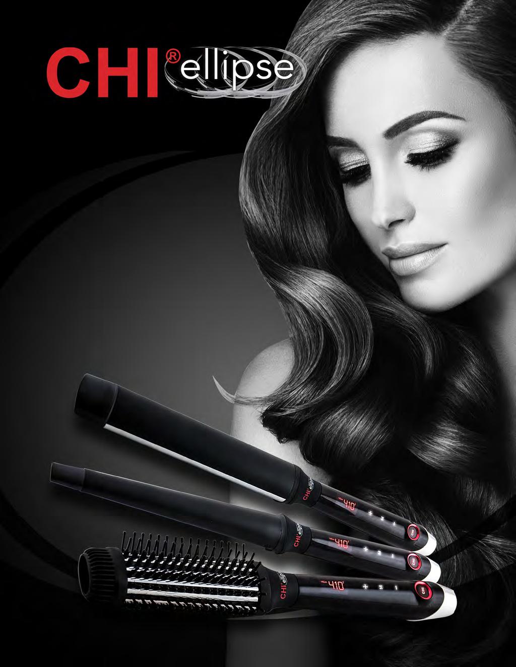 CHI ELLIPSE Teflon & Titanium Tools Teflon and titanium combine, creating the ultimate smooth non-stick styling surface to create healthier-looking styles full of body and bounce.
