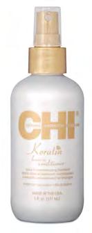 Promotes long-lasting, healthier hair Adds shine and elasticity Helps prevent future breakage 2 oz/chi0220 12 oz/chi0213 32 oz/chi0232 CHI KERATIN RECONSTRUCTING CONDITIONER Reconstructive