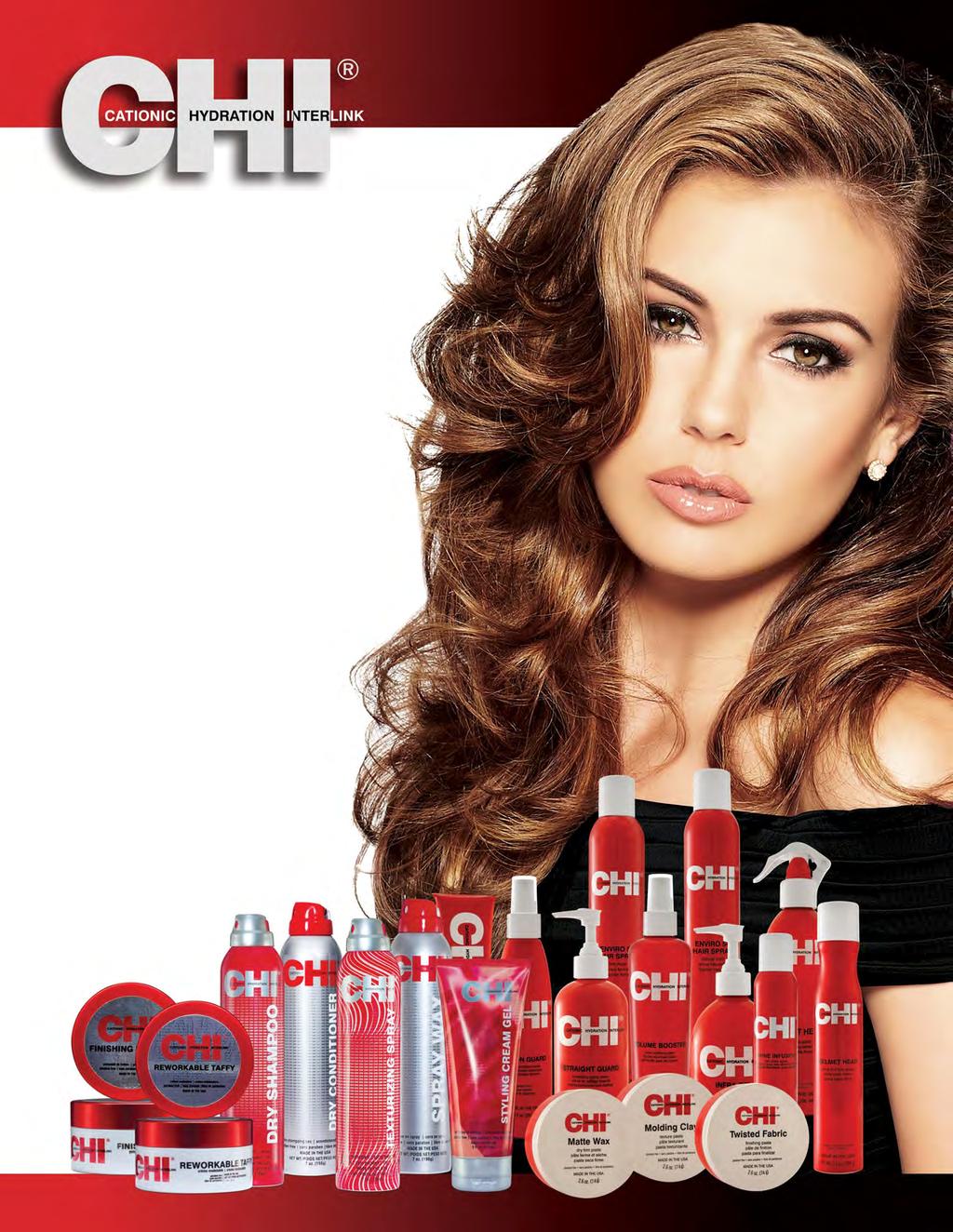 STYLING FEATURES & BENEFITS Create smooth, sleek, or textured looks with the ability to recreate styles using CHI styling products, featuring silk and ceramic to provide hair with strength,