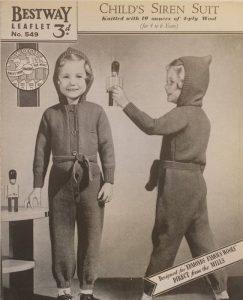Siren suit advertisement for children[/caption] In the above image, we can clearly see how the marketing for siren suits towards children contradicted the design and intention for the suit.