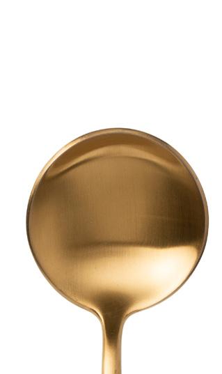WHITE & GOLD Material: Golden stainless steel and lacquered plastic
