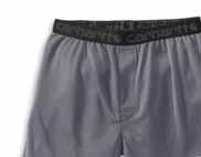 BASE LAYER Base Force Extremes Lightweight Boxer 102345 4-ounce, 51% polyester/49% Cocona 37.5 polyester FastDry with 37.