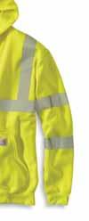 Left-chest pocket with pen stall Hook-and-loop closure Triplestitched main seams Meets ANSI Class 2, Type R visibility standards, 3M Scotchlite Reflective Material; #8906 maintains performance
