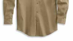 yokes Two chest pockets with flaps and snap closures Extended sleeve plackets with three-snap cuffs Triple-stitched main seams