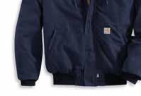 adjustable Nomex FR drawcord Back length: Large Regular: 29 inches; Large Tall: 31 inches Carhartt FR label sewn on front pocket; NFPA 2112/CAT 3 label sewn on zipper flap Meets the