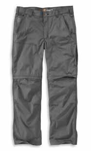 WORK PANTS Force Tappen Cargo Pant 101148 7-ounce, 100% cotton ripstop fabric Sits at the waist Relaxed seat and thigh FastDry technology wicks away moisture for comfort Stain Breaker technology