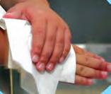 hands... Dry your hands all over for 20 seconds.