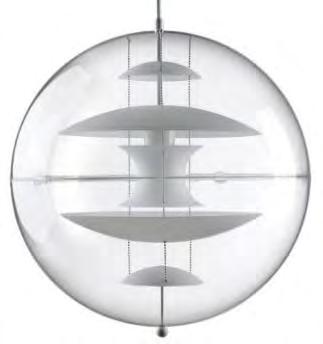 PENDANTS VP GLOBE GLASS Ø40 cm / Ø50 cm Pendant made of transparent acrylic.