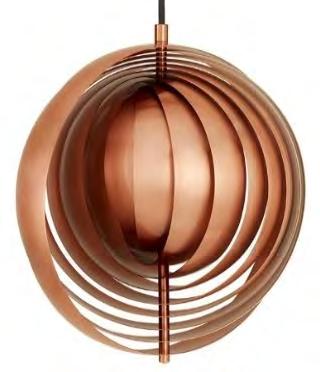 EU: 1177-1001001006006011 Ø44,5 625 MOON XXXL Design: Verner Panton, 1960 Ø150 cm Spherical lamp with vertical