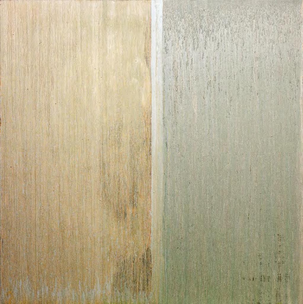 Pat Steir Two Colored Gold