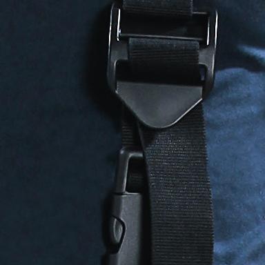 protection of lined special fabric on the leg inside of the seam Zipper and velcro in crotch Flap corners reinforced with Kevlar / silicone Absorption barrier in hem Pocket pouch