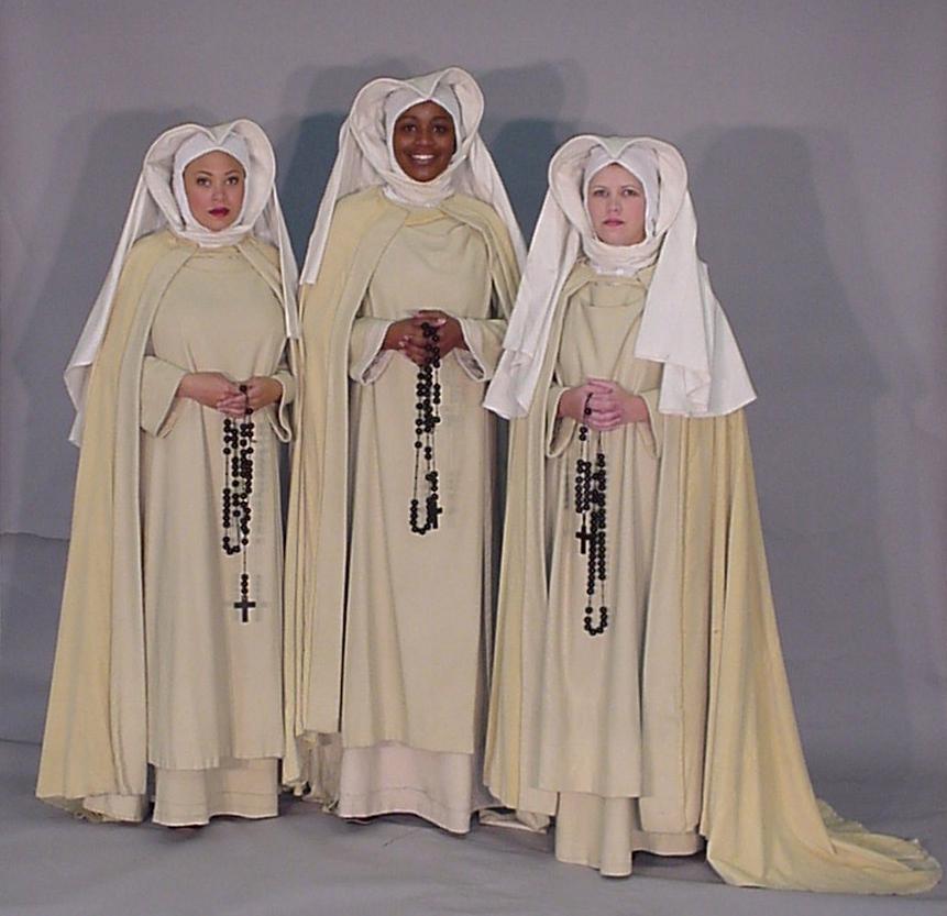 Nuns #1, #2 & #3 Alyson Cambridge, Kendall Gladden, Christianne Rushton Nuns -