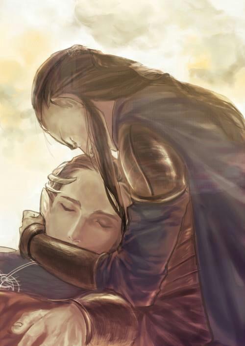 After Elrond received Vilya, Gilgalad died from the heat
