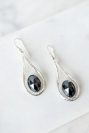Sterling Silver Earrings 2 in